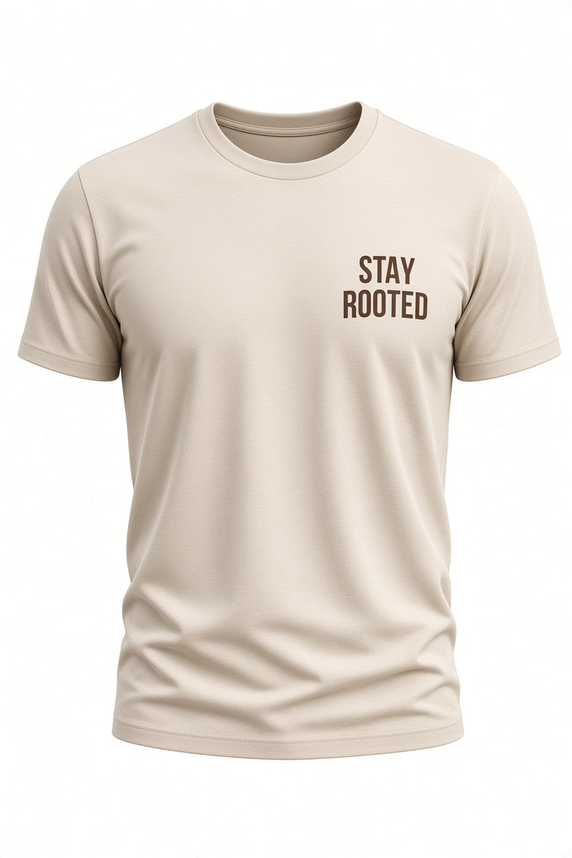 Stay Rooted Tee - Beige