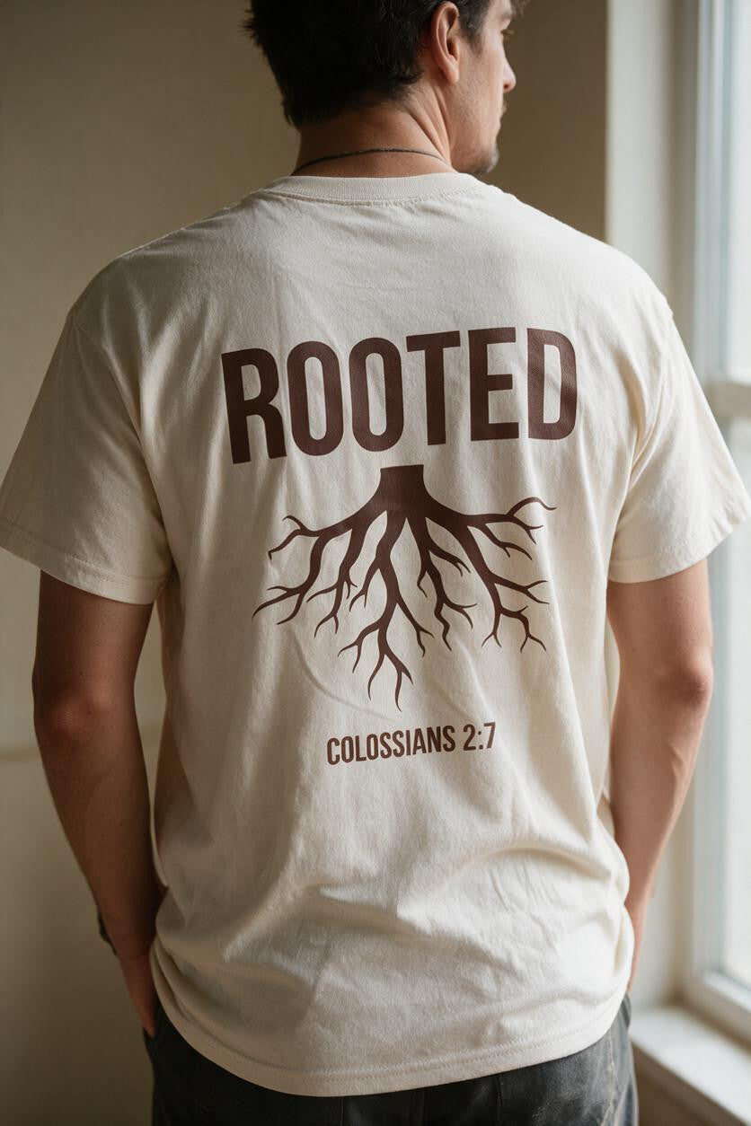Stay Rooted Tee - Beige